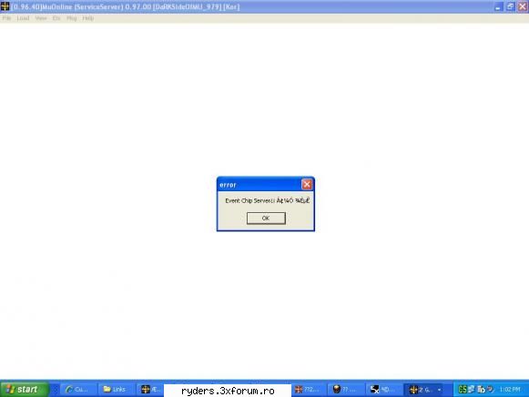Cum faci server de MuOnline - salut dupa ce am instalat tot si mers bine tot - MuOnline